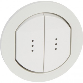 Лицевая панель LEGRAND Celiane для переключателей Кат. № 2x0 670 01/31 IP 44 белый Лицевая панель LEGRAND Celiane для переключателей Кат. № 2x0 670 01/31 IP 44 белый