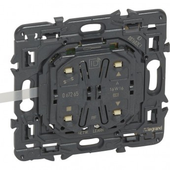 Настенное плоское радиоуправляющее устройство LEGRAND MyHome Play Zigbee жалюзи Настенное плоское радиоуправляющее устройство LEGRAND MyHome Play Zigbee жалюзи