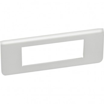Рамка LEGRAND пластиковая Mosaic 6 модулей Алюминий Рамка LEGRAND пластиковая Mosaic 6 модулей Алюминий