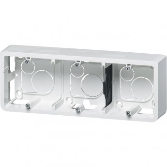 Накладная монтажная коробка LEGRAND Mosaic для суппорта Кат. № 0 802 53 гл. 40 мм 6/8 или 3x2 модуля гориз. монтаж белый Накладная монтажная коробка LEGRAND Mosaic для суппорта Кат. № 0 802 53 гл. 40 мм 6/8 или 3x2 модуля гориз. монтаж белый