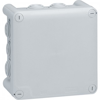 Коробка квадратная LEGRAND Plexo 130x130x74 IP 55 IK 07 10 кабельных вводов 650 °C серый Коробка квадратная LEGRAND Plexo 130x130x74 IP 55 IK 07 10 кабельных вводов 650 °C серый