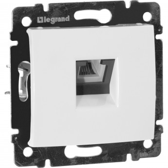 Телефонная розетка LEGRAND Valena RJ11 4 контакта 1 выход белый Телефонная розетка LEGRAND Valena RJ11 4 контакта 1 выход белый