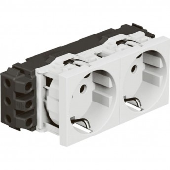 Розетка LEGRAND Mosaic 4М 2х2К+З нем. ст. Розетка LEGRAND Mosaic 4М 2х2К+З нем. ст.