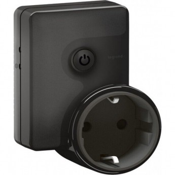 Умная мобильная розетка LEGRAND Celiane with NETATMO 2К+З 16А 230В, графит